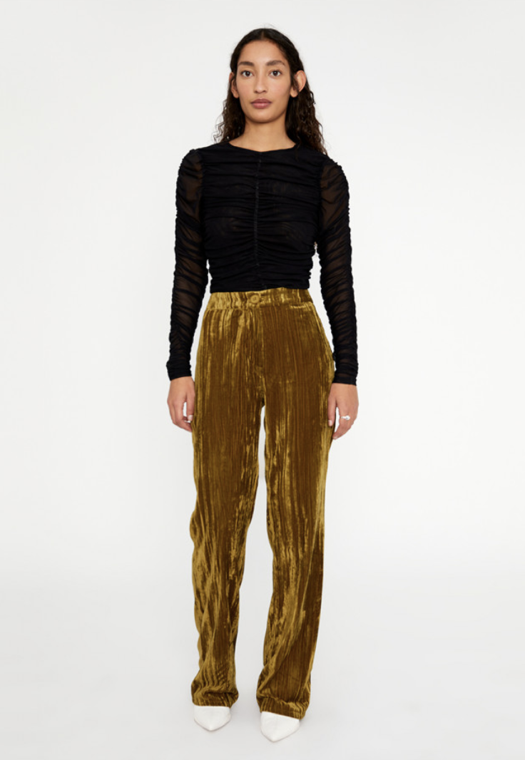 Hammered Velvet Cozy Pants