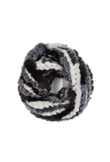 Jocelyn Knitted Faux Fur Infinity Scarf