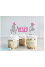 Ninalem's Party Bach Party "Last Hoe Down" Cupcake Toppers