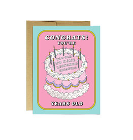 Party Mountain Paper Co. Leo Birthday Card