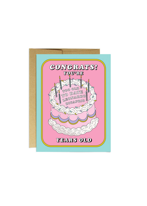 Party Mountain Paper Co. Leo Birthday Card