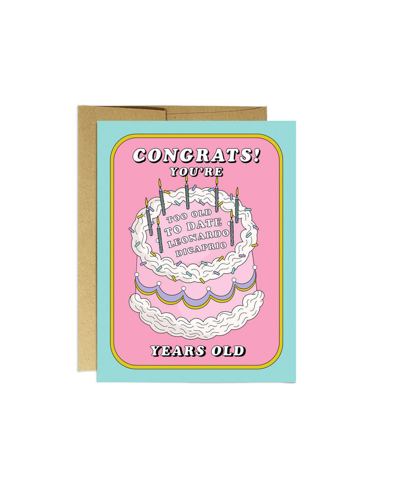 Party Mountain Paper Co. Leo Birthday Card