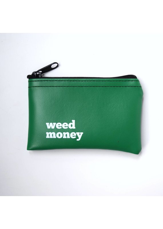 he said, she said Weed Money Vinyl Zip Pouch