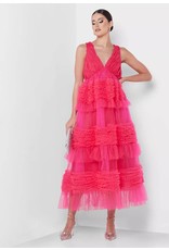 Amy Lynn Honor Pink Ruffle Dress