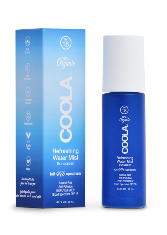 COOLA Refreshing Water Mist Organic Face Sunscreen SPF 18 - small