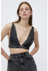 Denim Bralette Top