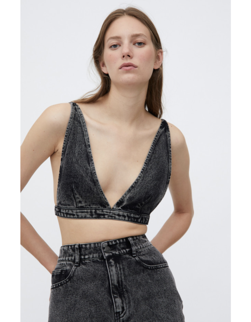 Denim Bralette Top