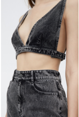 Denim Bralette Top