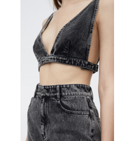 Denim Bralette Top