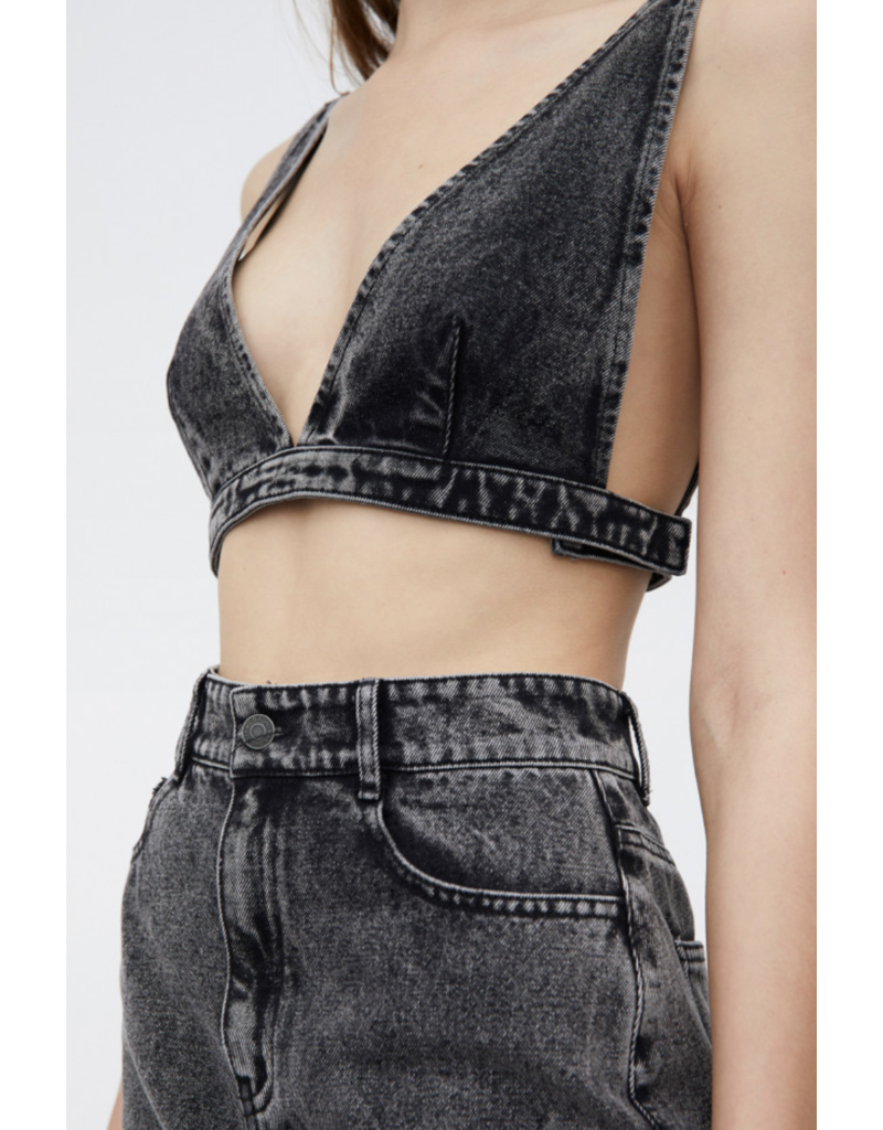 Denim Bralette Top