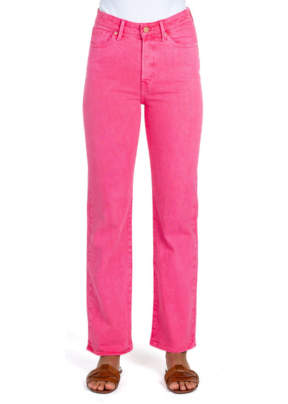 The Tide High Rise Jacquard Jeans - Christina's Boutique