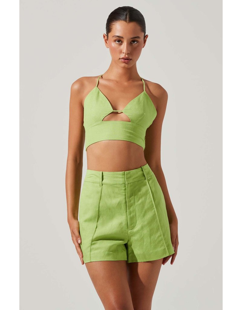 ASTR Amiah Cutout Crop Top