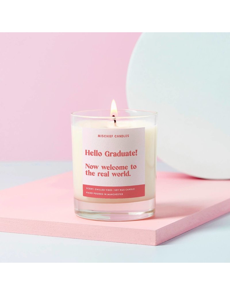 Mischief Candles Graduate Real World Candle