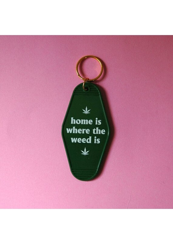 A Shop of Things Home is Weed Keychain