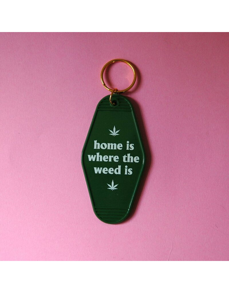 A Shop of Things Home is Weed Keychain