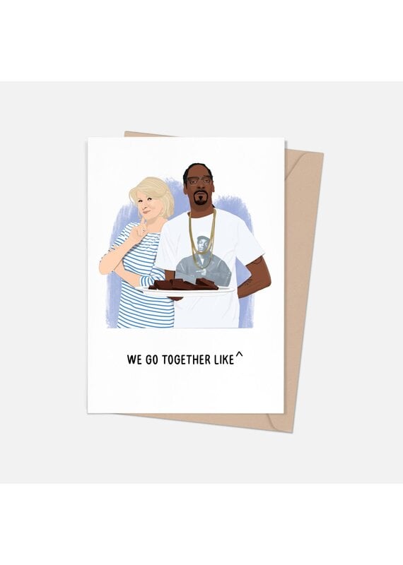 Trimmings Martha & Snoop Card