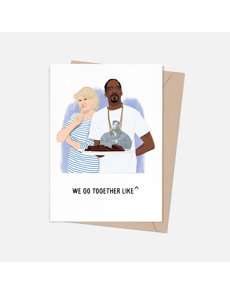 Trimmings Martha & Snoop Card