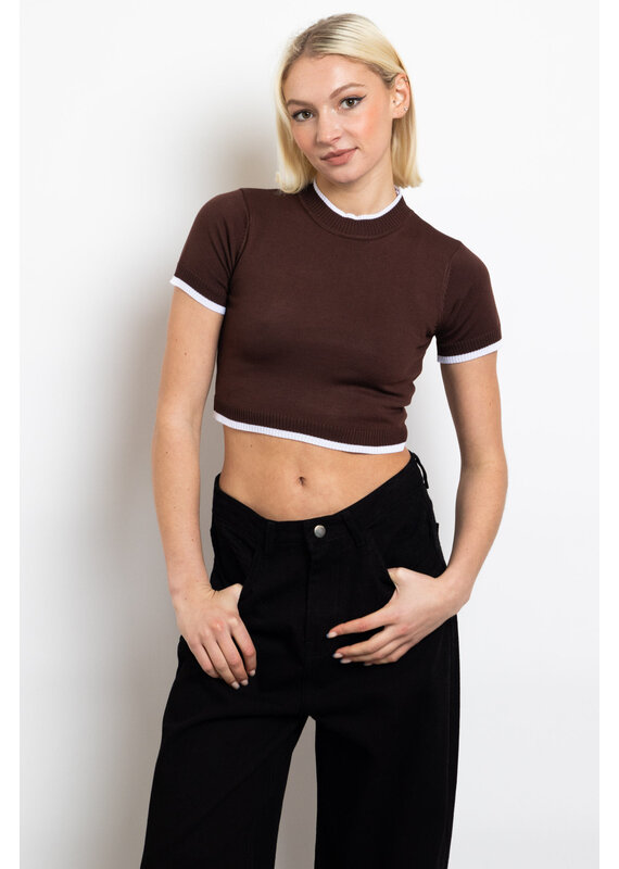 Daisy Street Fiona Knit Crop Top