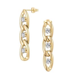 Sahira Jewelry Design Amina Cuban Link Earrings