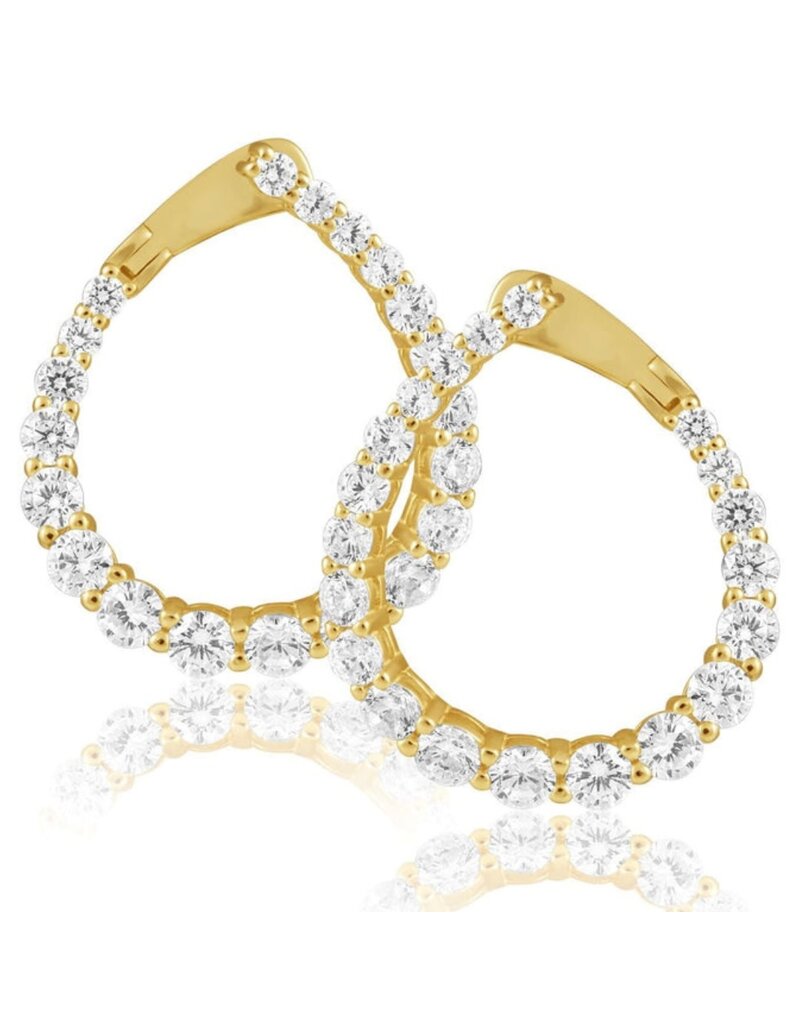 Sahira Jewelry Design Large Naomi CZ Earring