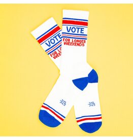 Gumball Poodle Vote for Longer Weekends Socks
