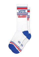 Gumball Poodle Vote for Longer Weekends Socks
