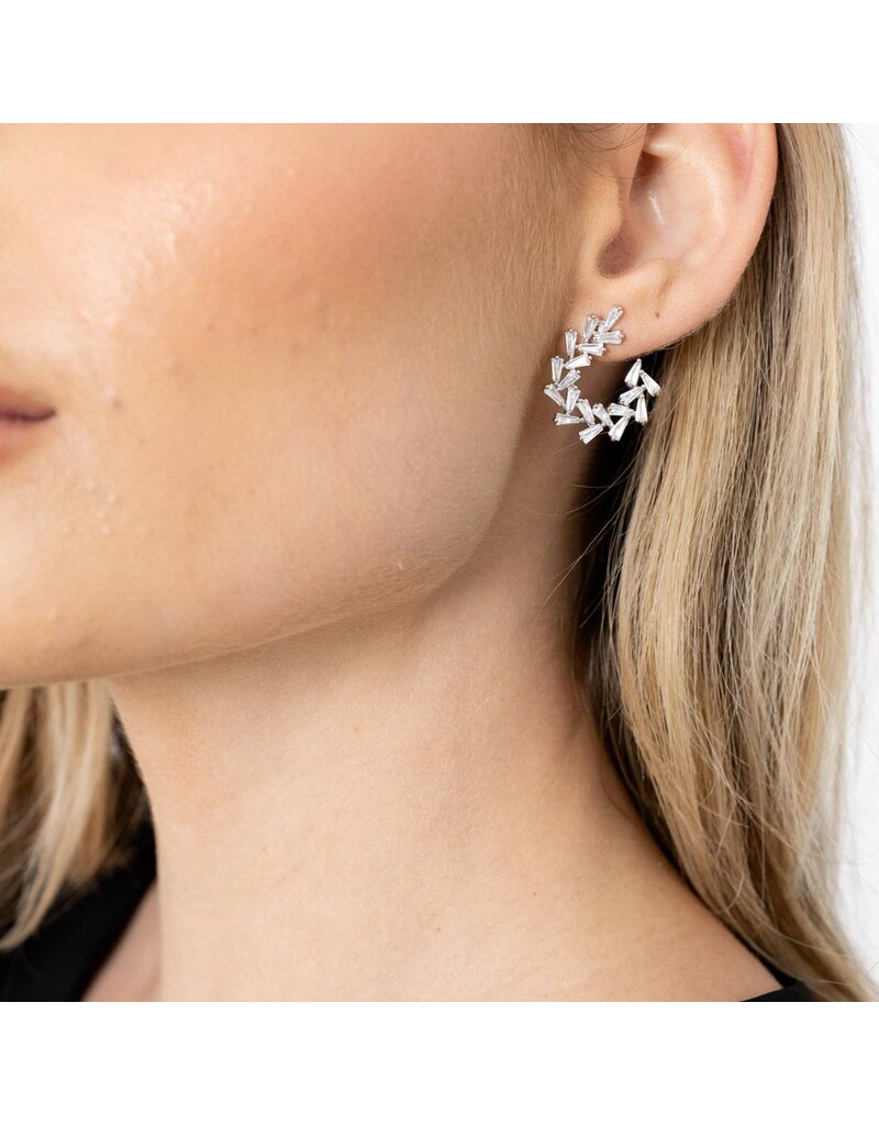 Sahira Jewelry Design Arianna Baguette Earring