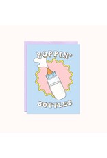 Party Mountain Paper Co. Poppin Bottles Blank Card