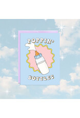 Party Mountain Paper Co. Poppin Bottles Blank Card