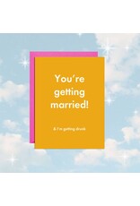 Party Mountain Paper Co. Married...Drunk Blank Card