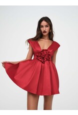 For Love & Lemons Rose Mini Dress