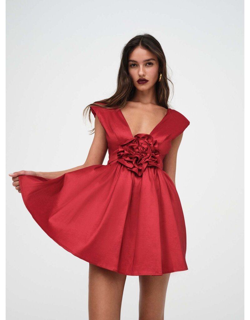 For Love & Lemons Rose Mini Dress