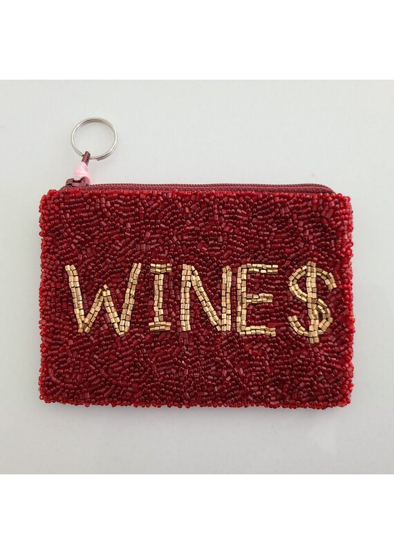 Tiana Designs Wine $ Coin Purse