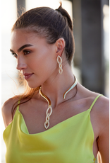 Adriana Pappas Designs Pave Link Earrings