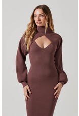 ASTR Jodie Bolero Midi Sweater Dress