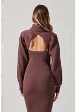 ASTR Jodie Bolero Midi Sweater Dress