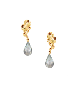 Adriana Pappas Designs Artsy Pearls Drop Earrings