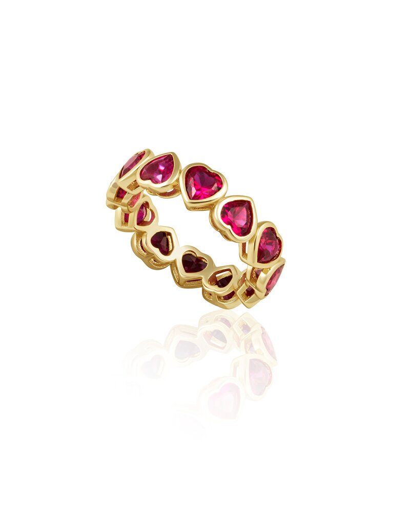Sahira Jewelry Design Bezel Heart Ring
