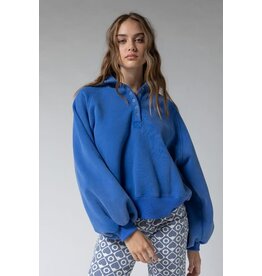 Papermoon Sundaze Fleece Collared Sweatshirt