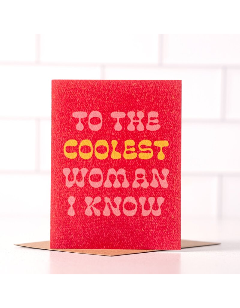 Daydream Prints Coolest Woman Card