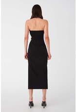 Misha Avery Crepe Midi Dress