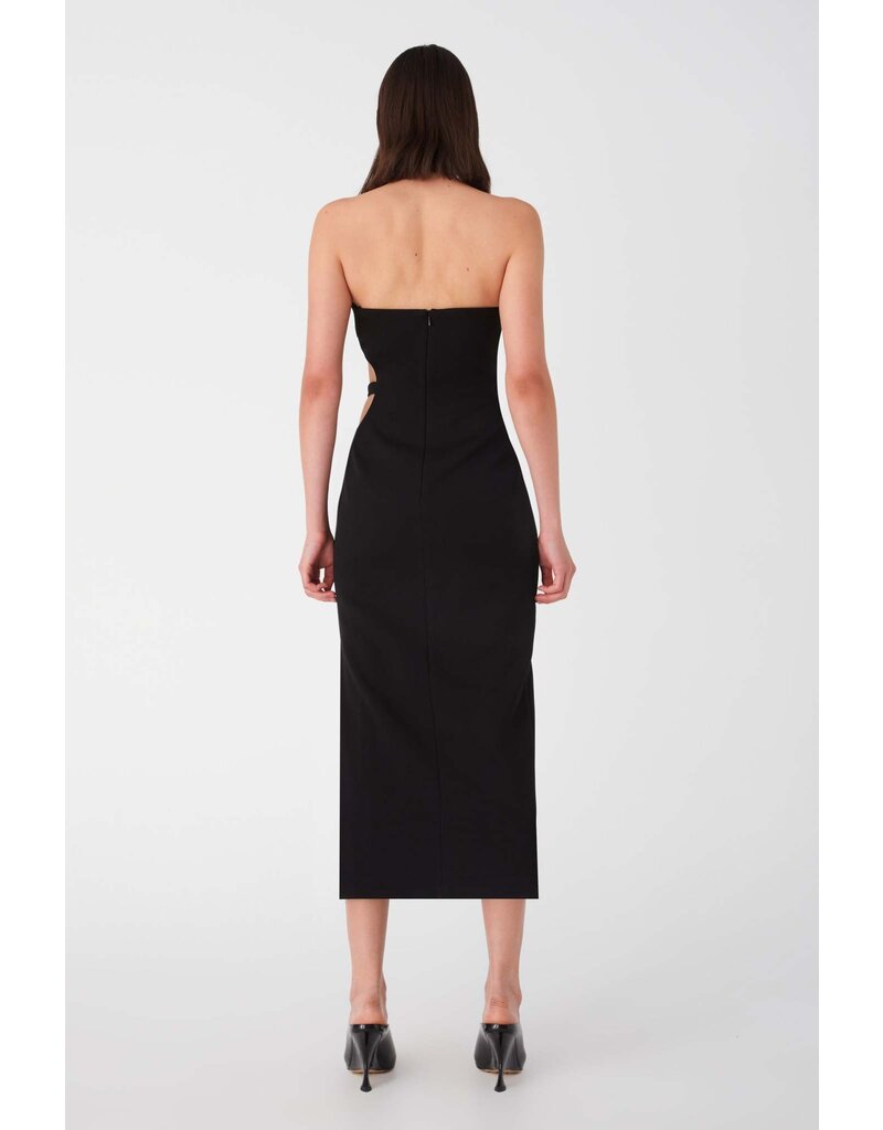Misha Avery Crepe Midi Dress