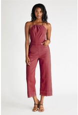 Ética Cami Halter Denim Jumpsuit