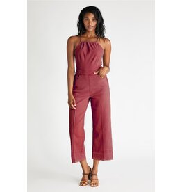 Ética Cami Halter Denim Jumpsuit