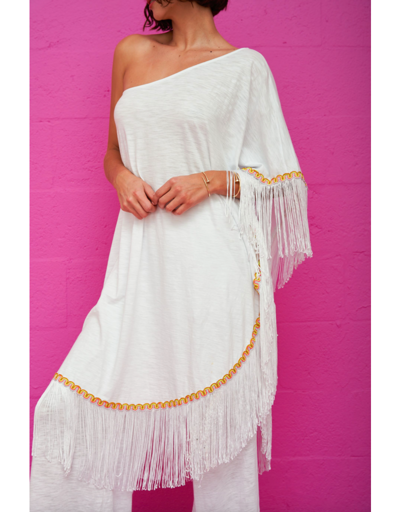 Pitusa Pima One Shoulder Top & Pant Set