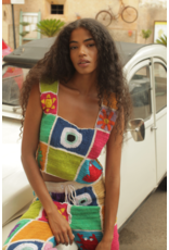 Pitusa Crochet Patchwork Top
