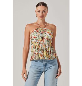 ASTR Tamaryn Halter Tie Neck Top