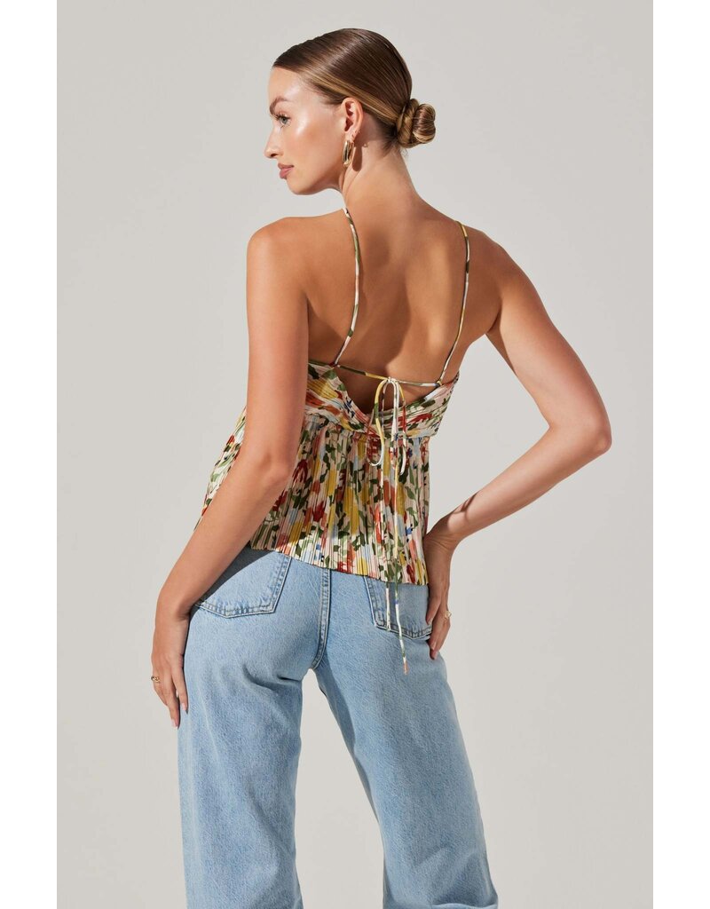 ASTR Tamaryn Halter Tie Neck Top