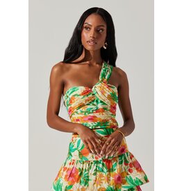 ASTR Daya One-Shoulder Crop Top