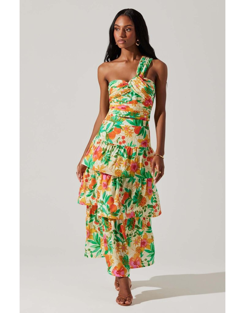 ASTR Daya One-Shoulder Crop Top